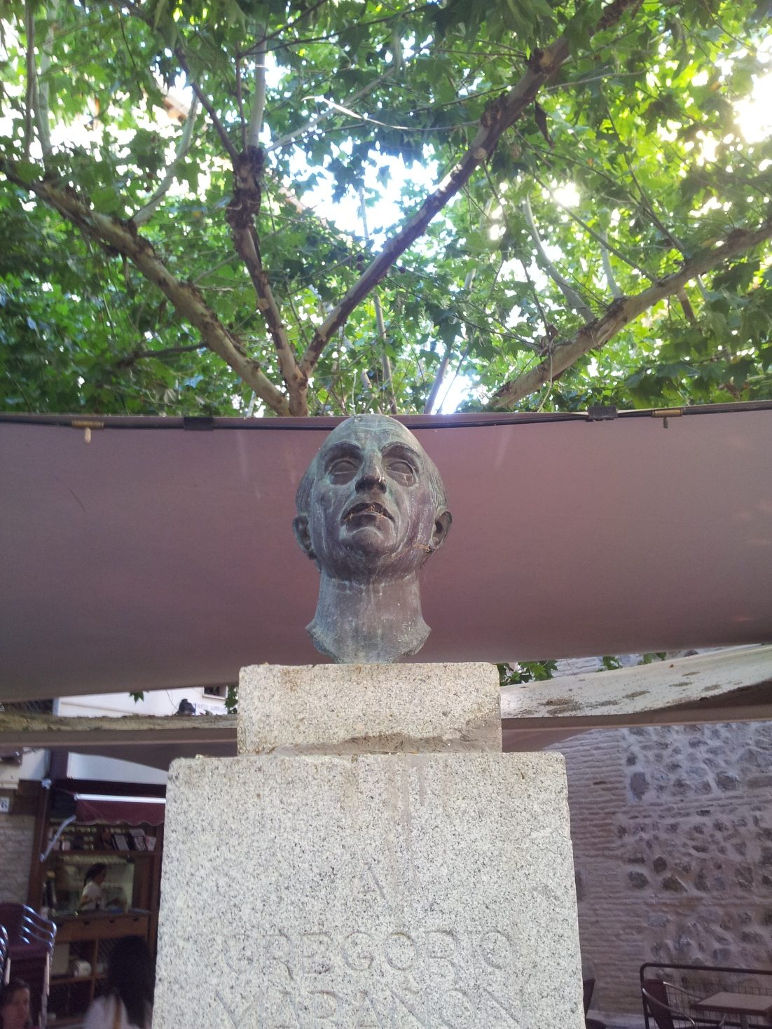 Gregorio Maranon's bust, Toledo - 02.jpg